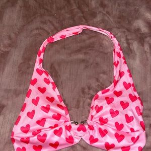 pink hearts top